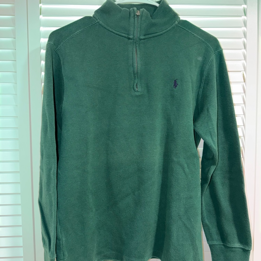 Green Qtr-Zip Sweater - Polo Ralph Lauren Boys